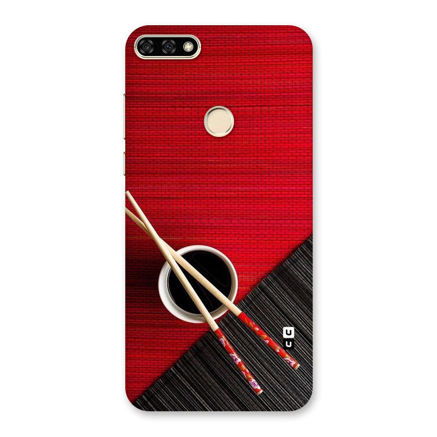 Cup Chopsticks Back Case for Honor 7A