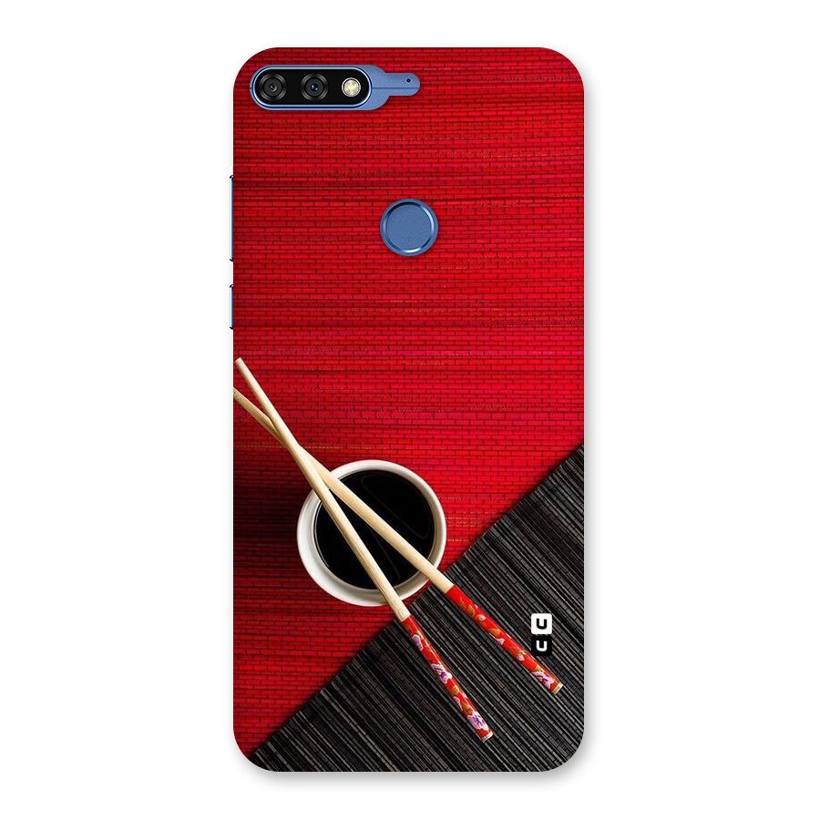 Cup Chopsticks Back Case for Honor 7C