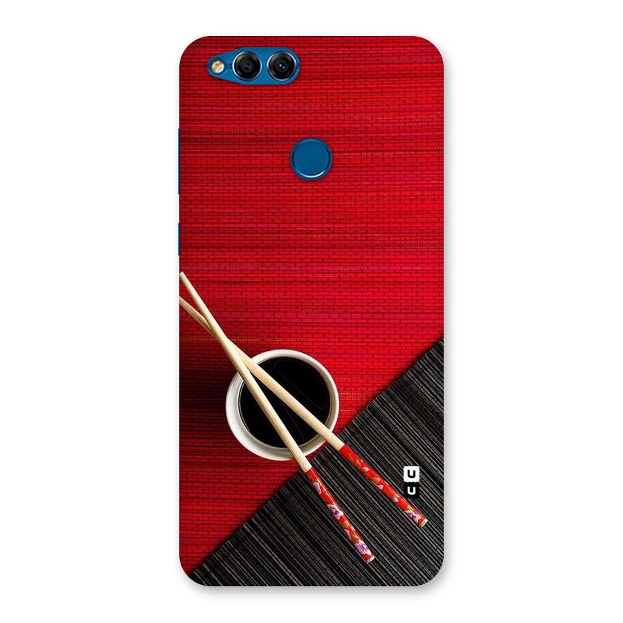 Cup Chopsticks Back Case for Honor 7X