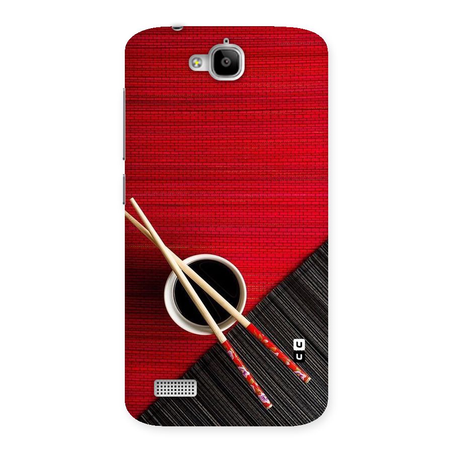 Cup Chopsticks Back Case for Honor Holly