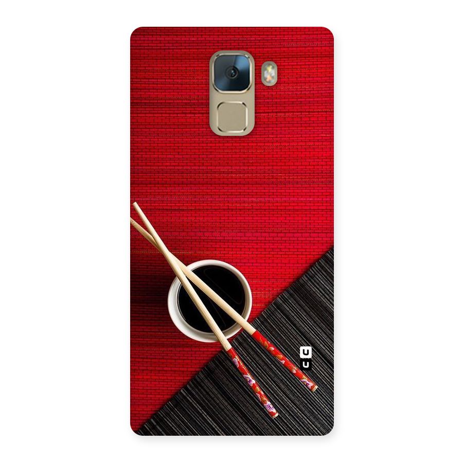 Cup Chopsticks Back Case for Huawei Honor 7
