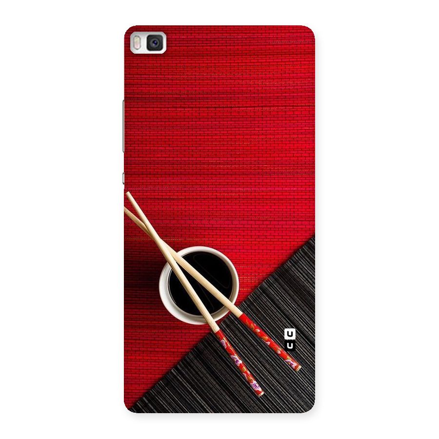 Cup Chopsticks Back Case for Huawei P8