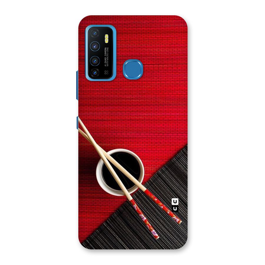 Cup Chopsticks Back Case for Infinix Hot 9