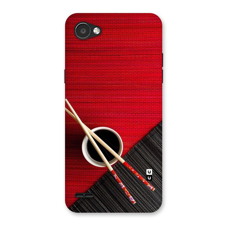Cup Chopsticks Back Case for LG Q6