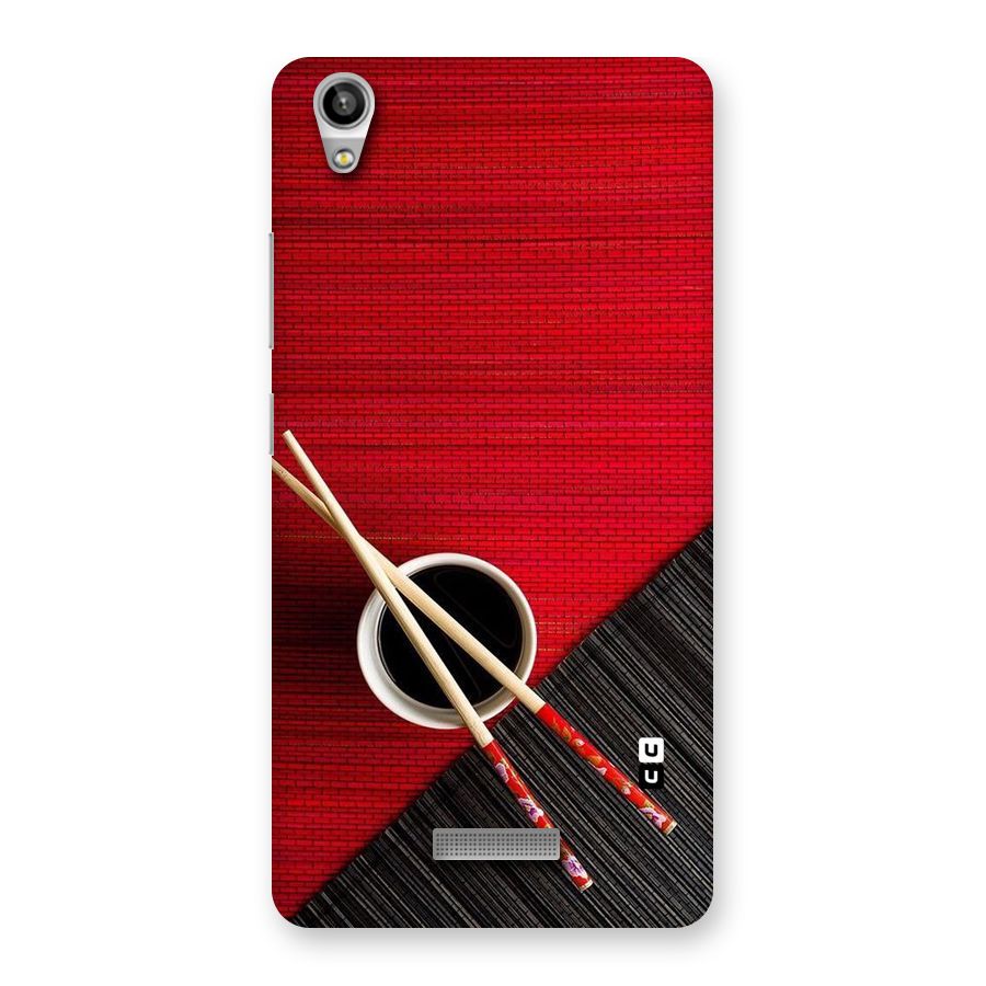 Cup Chopsticks Back Case for Lava-Pixel-V1