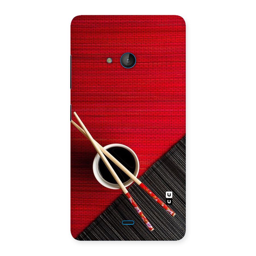 Cup Chopsticks Back Case for Lumia 540