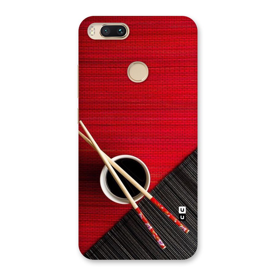 Cup Chopsticks Back Case for Mi A1