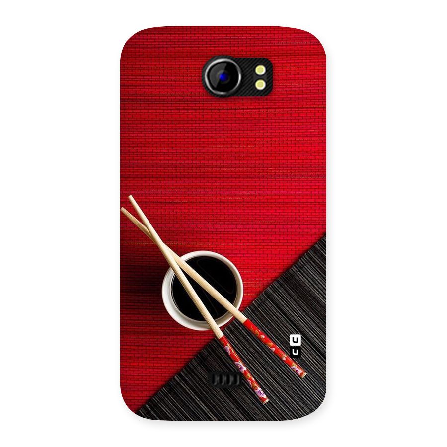 Cup Chopsticks Back Case for Micromax Canvas 2 A110