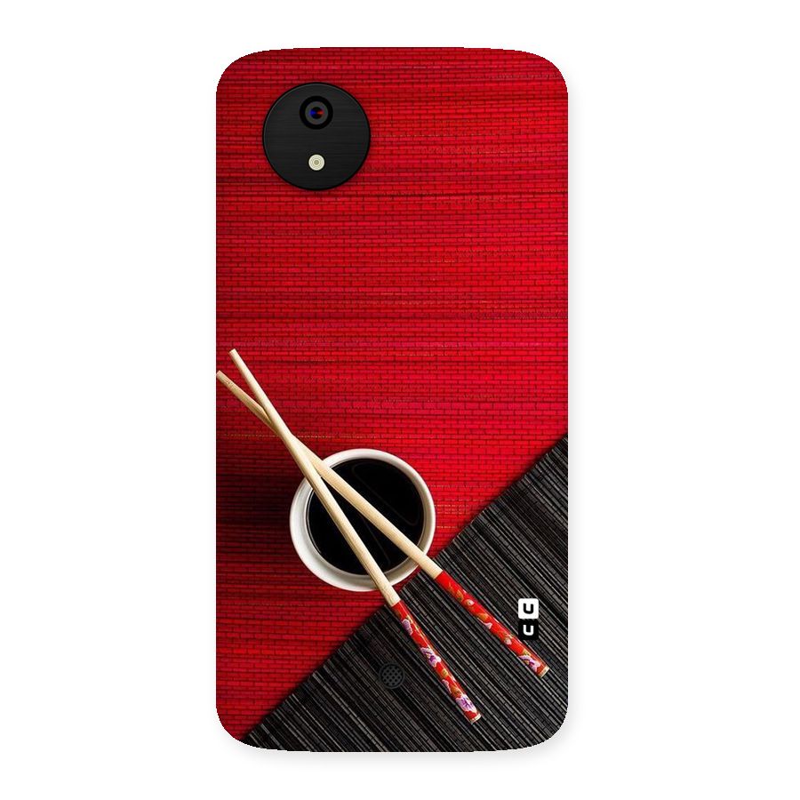 Cup Chopsticks Back Case for Micromax Canvas A1