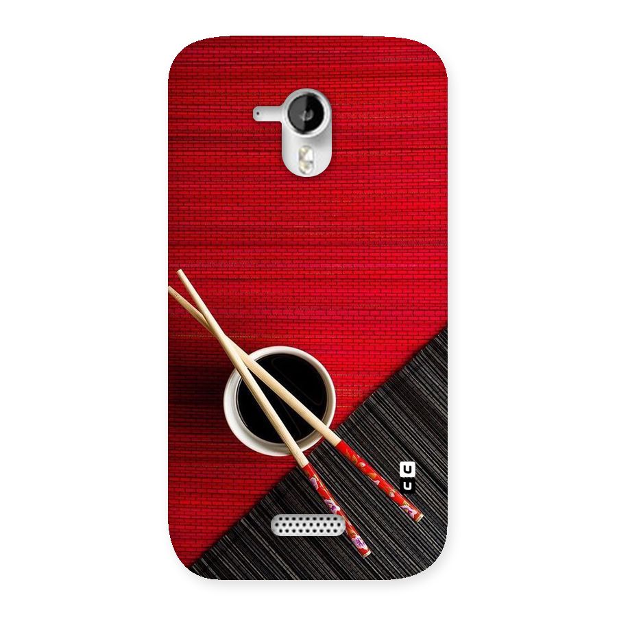 Cup Chopsticks Back Case for Micromax Canvas HD A116