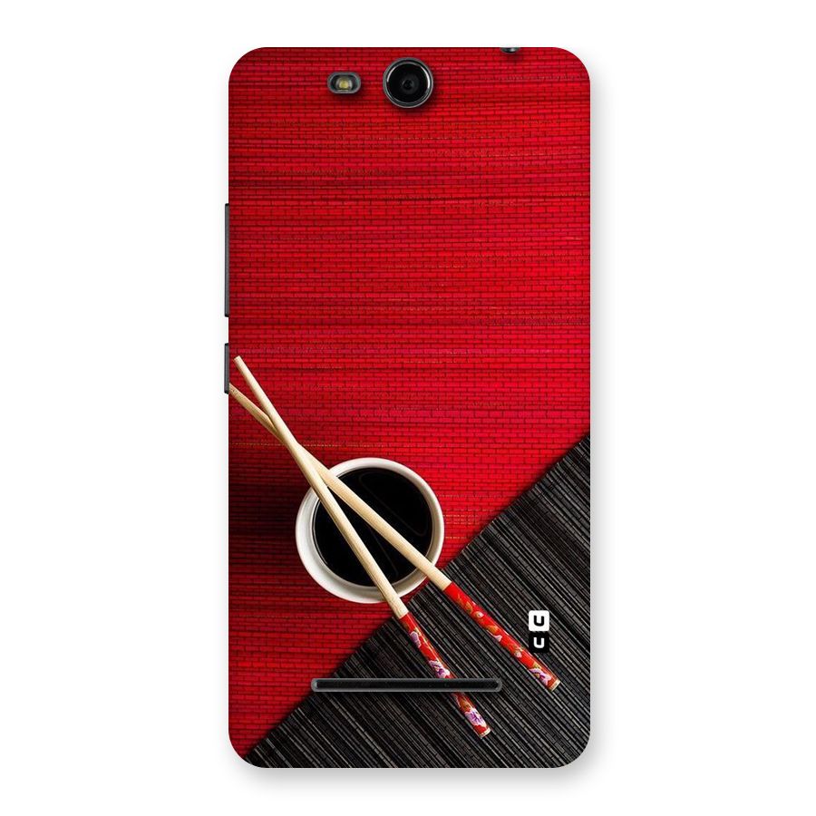 Cup Chopsticks Back Case for Micromax Canvas Juice 3 Q392