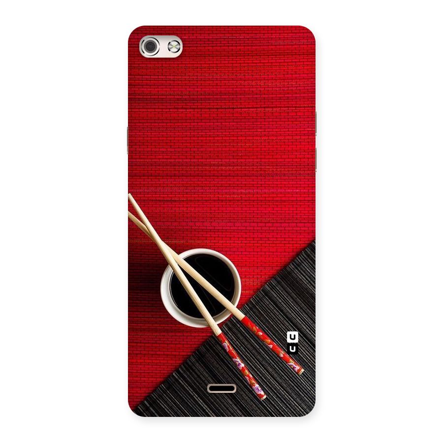 Cup Chopsticks Back Case for Micromax Canvas Silver 5