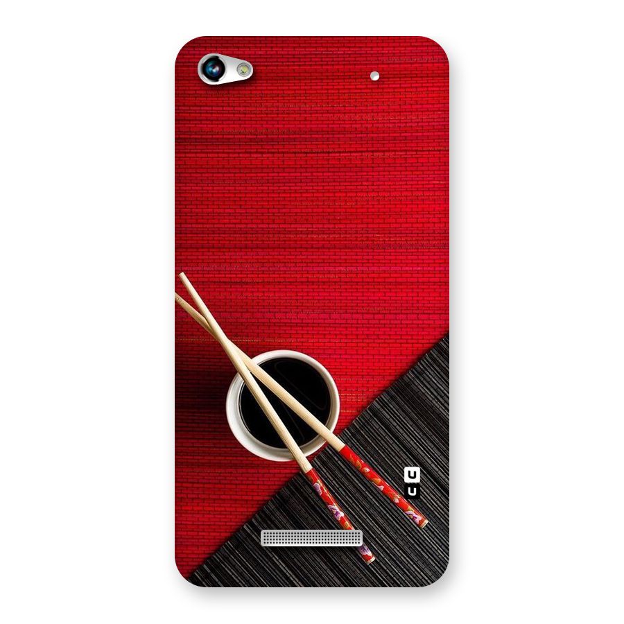 Cup Chopsticks Back Case for Micromax Hue 2