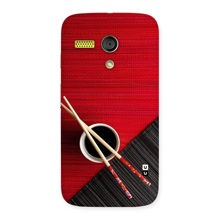 Cup Chopsticks Back Case for Moto G