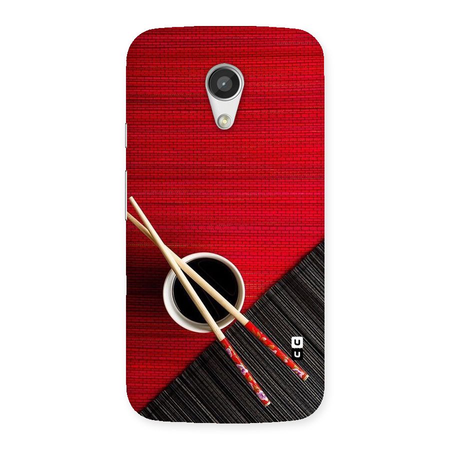 Cup Chopsticks Back Case for Moto G 2nd Gen