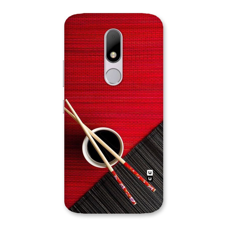 Cup Chopsticks Back Case for Moto M