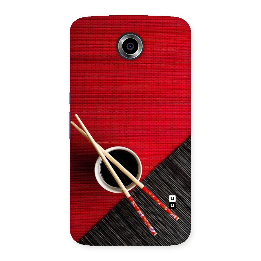 Cup Chopsticks Back Case for Nexsus 6