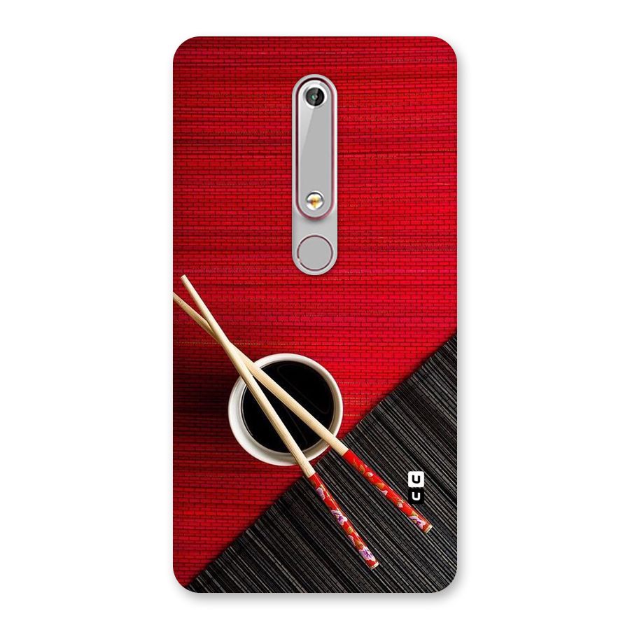 Cup Chopsticks Back Case for Nokia 6.1