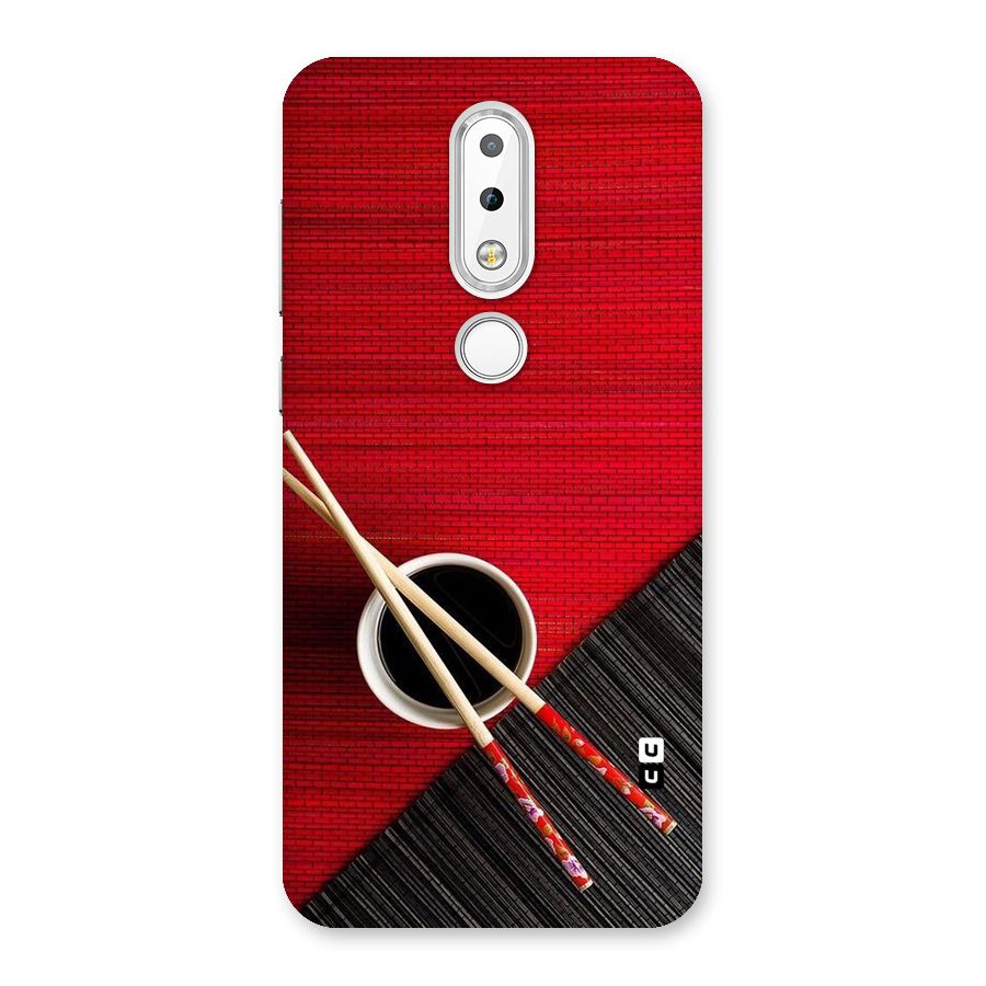 Cup Chopsticks Back Case for Nokia 6.1 Plus
