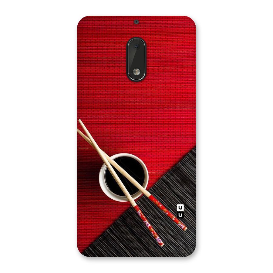 Cup Chopsticks Back Case for Nokia 6