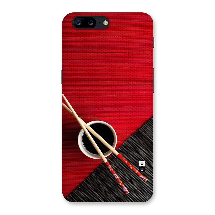 Cup Chopsticks Back Case for OnePlus 5