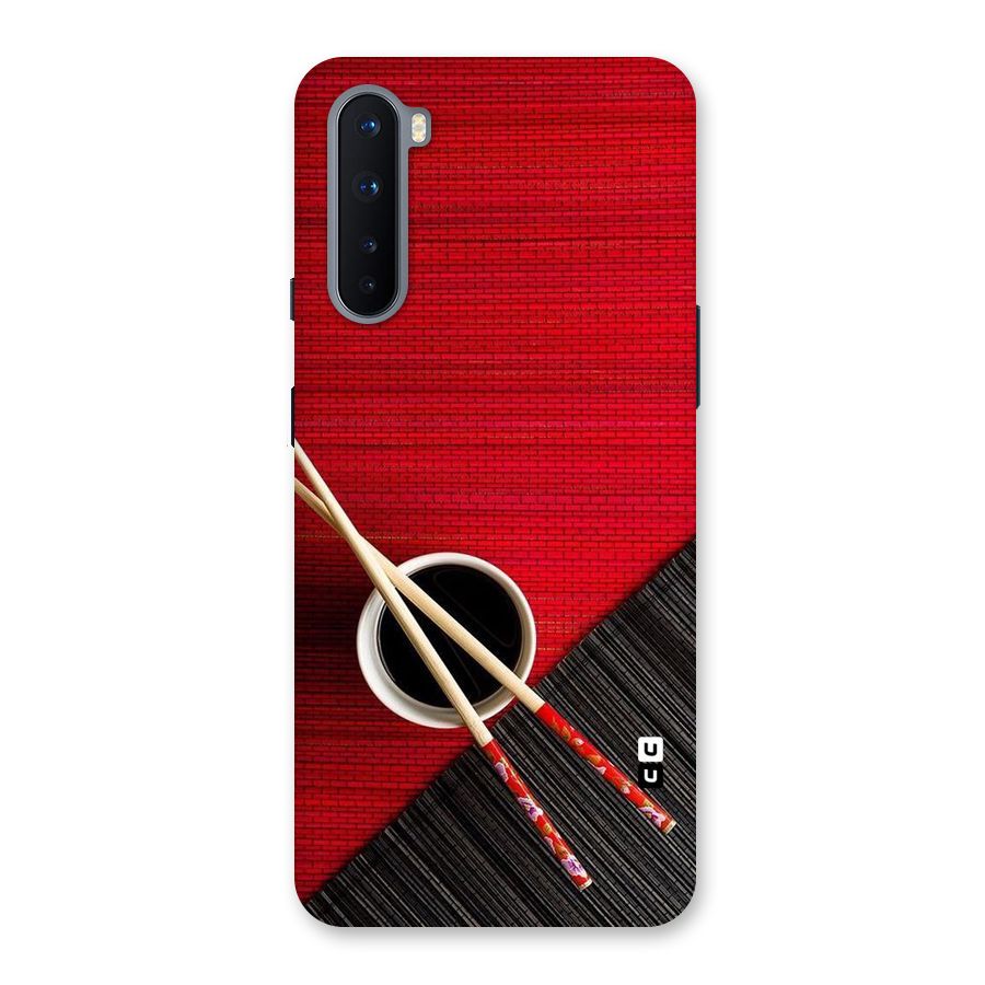 Cup Chopsticks Back Case for OnePlus Nord