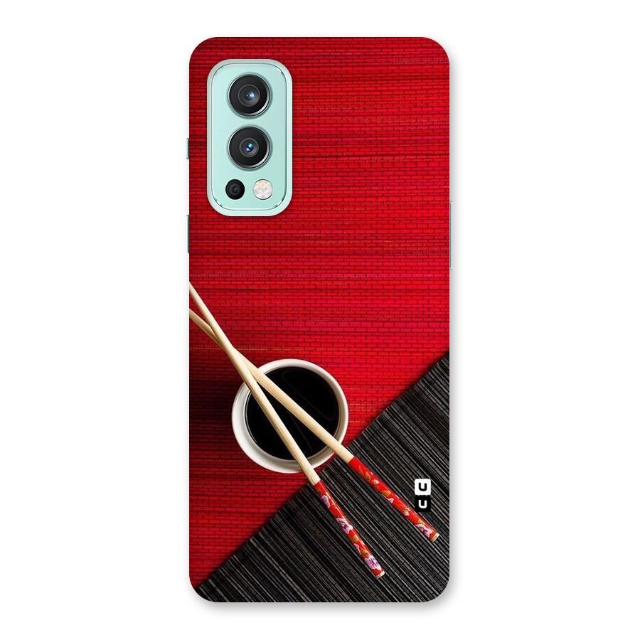 Cup Chopsticks Back Case for OnePlus Nord 2 5G