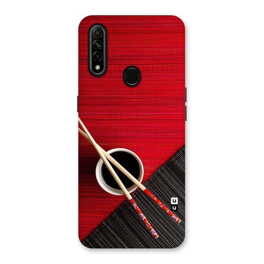 Cup Chopsticks Back Case for Oppo A31