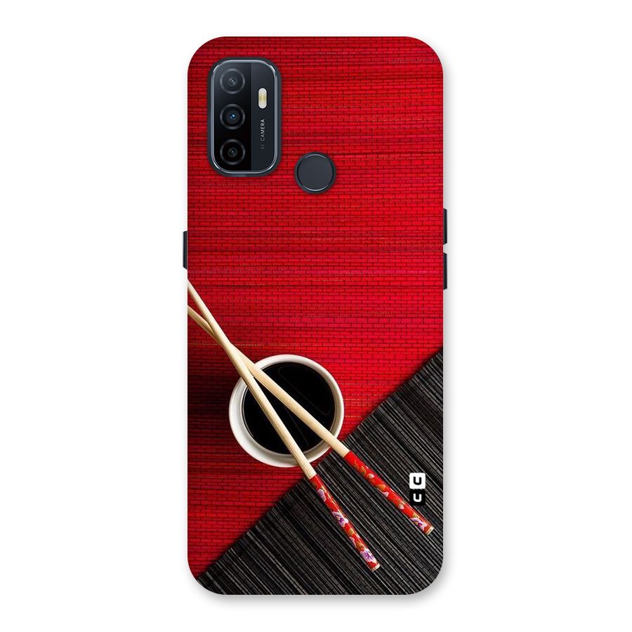 Cup Chopsticks Back Case for Oppo A32