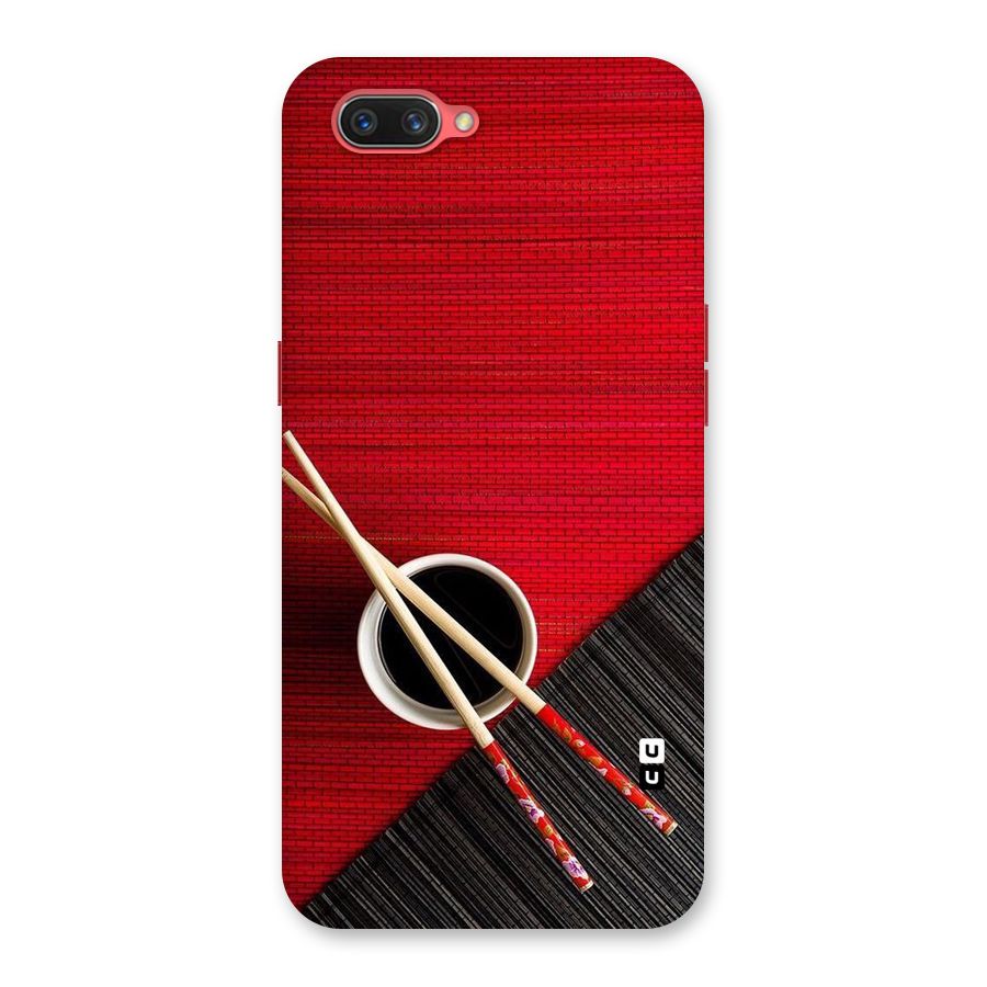 Cup Chopsticks Back Case for Oppo A3s