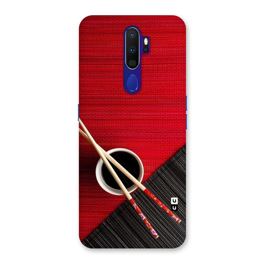 Cup Chopsticks Back Case for Oppo A9 (2020)