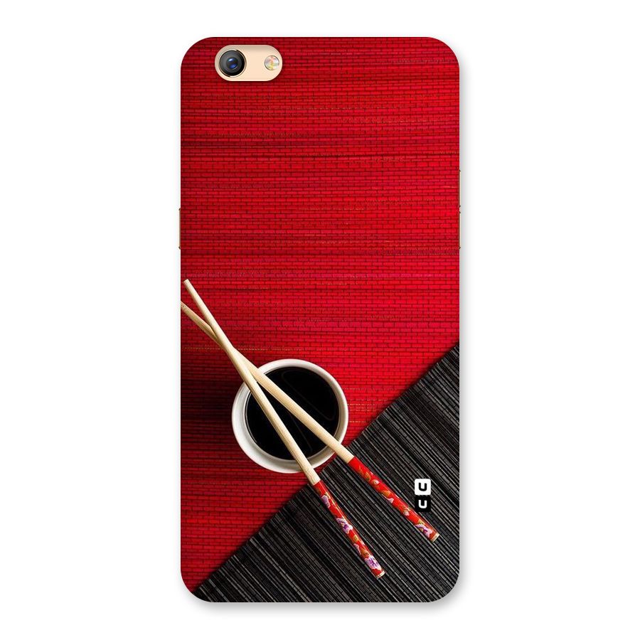 Cup Chopsticks Back Case for Oppo F3 Plus