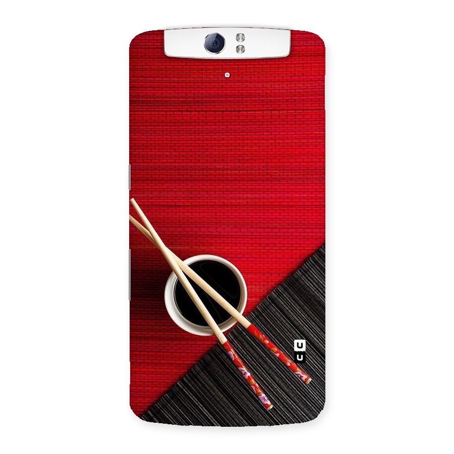 Cup Chopsticks Back Case for Oppo N1