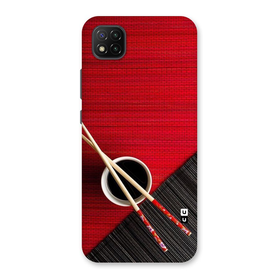 Cup Chopsticks Back Case for Poco C3