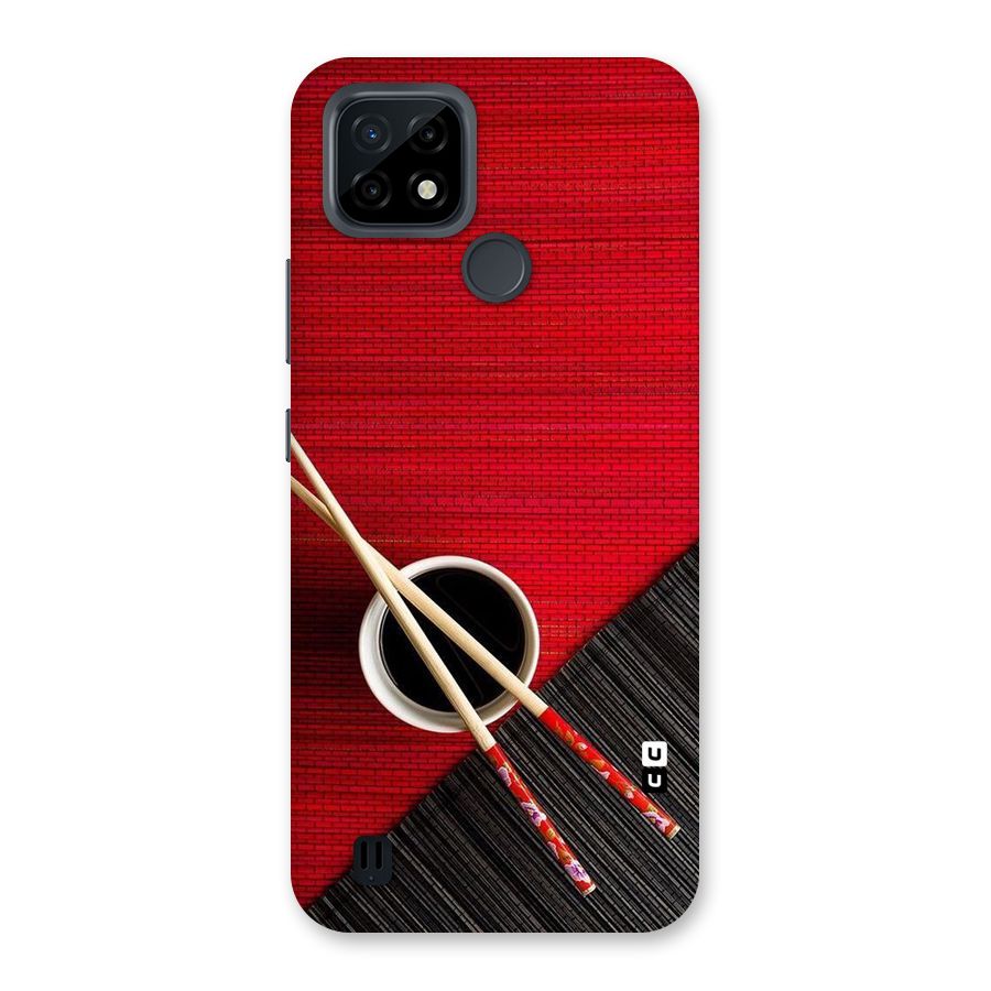 Cup Chopsticks Back Case for Realme C21