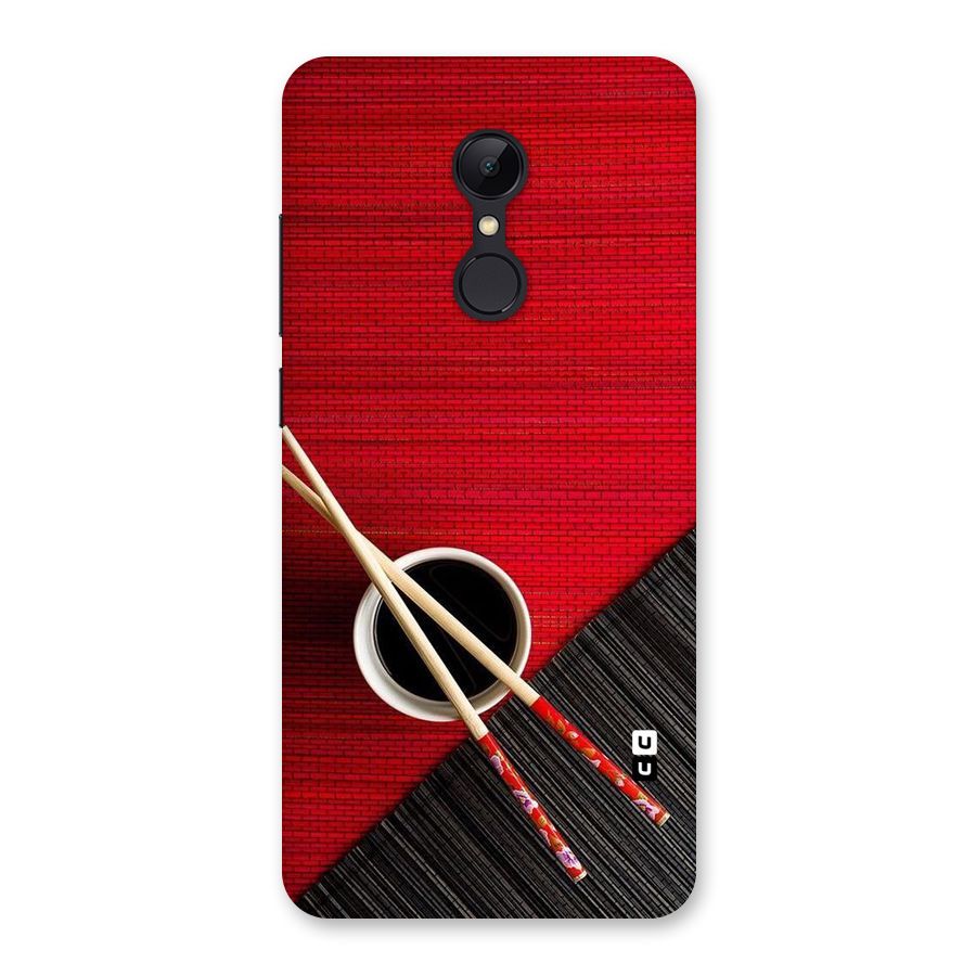 Cup Chopsticks Back Case for Redmi 5