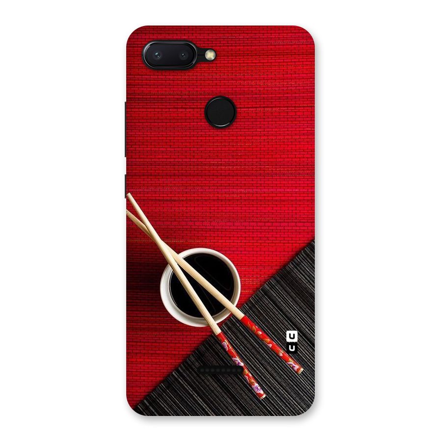 Cup Chopsticks Back Case for Redmi 6