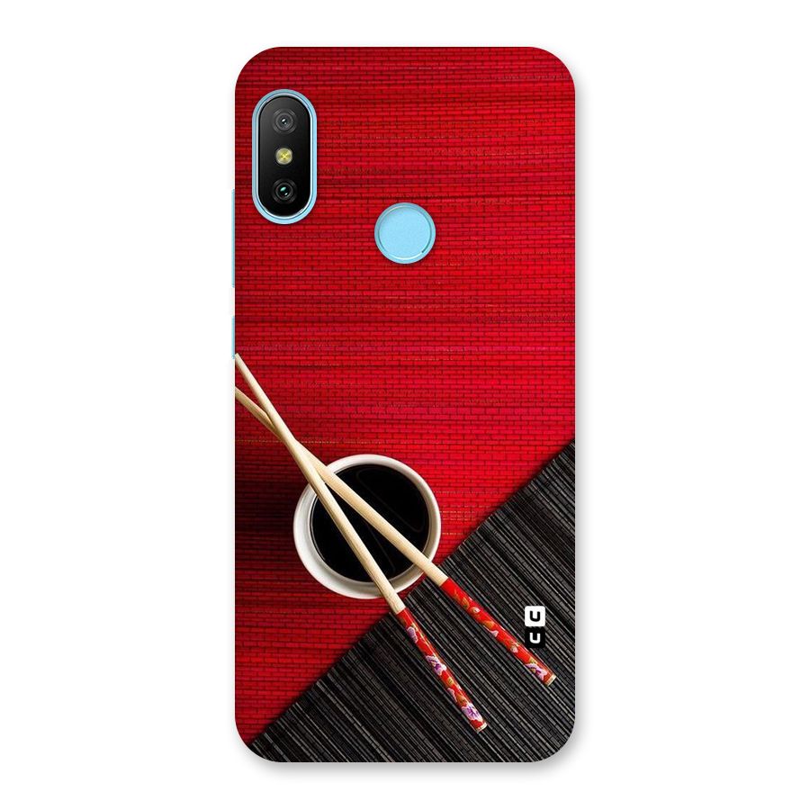 Cup Chopsticks Back Case for Redmi 6 Pro