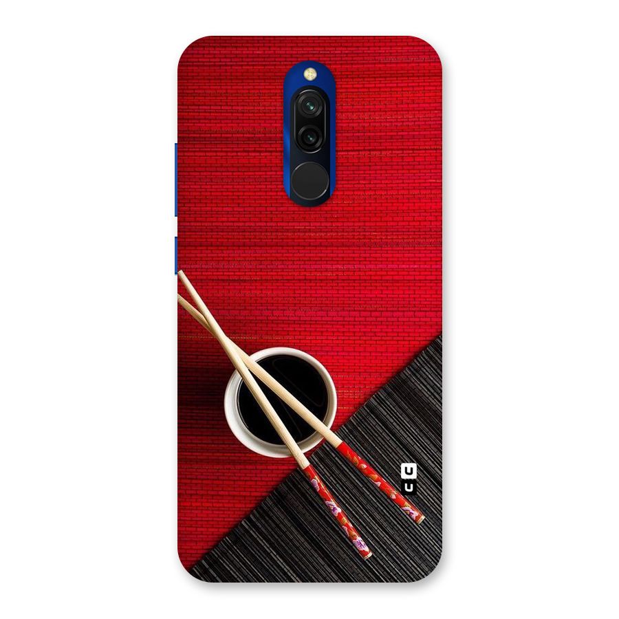 Cup Chopsticks Back Case for Redmi 8
