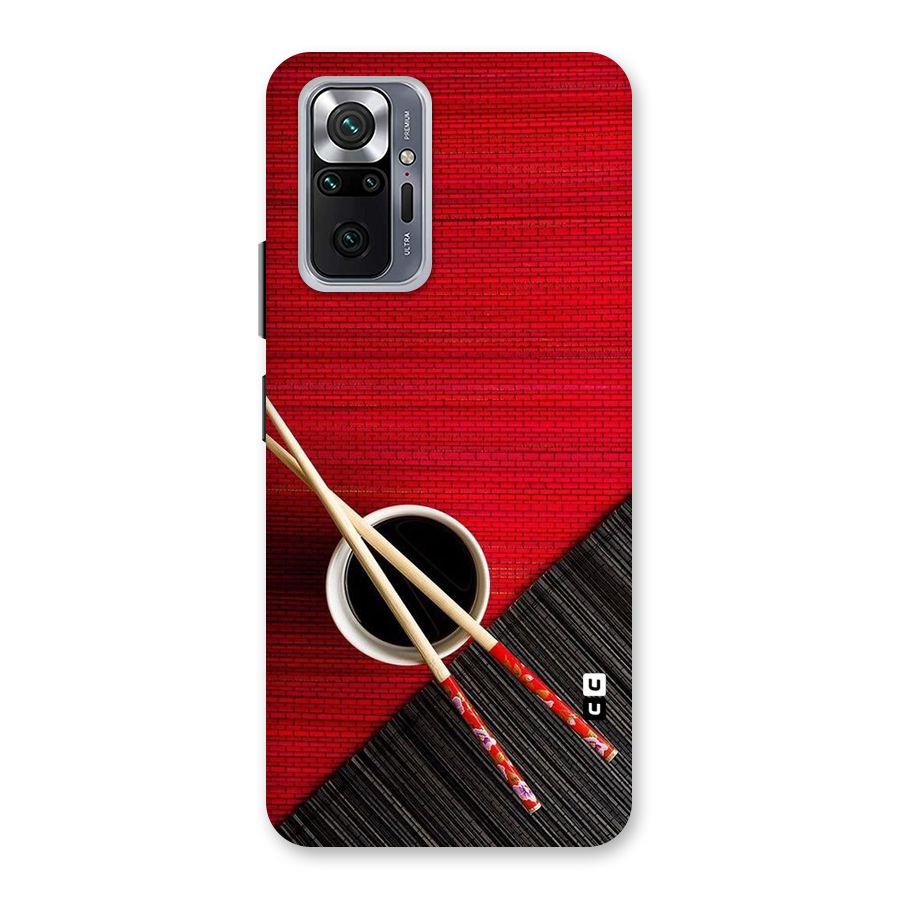 Cup Chopsticks Back Case for Redmi Note 10 Pro