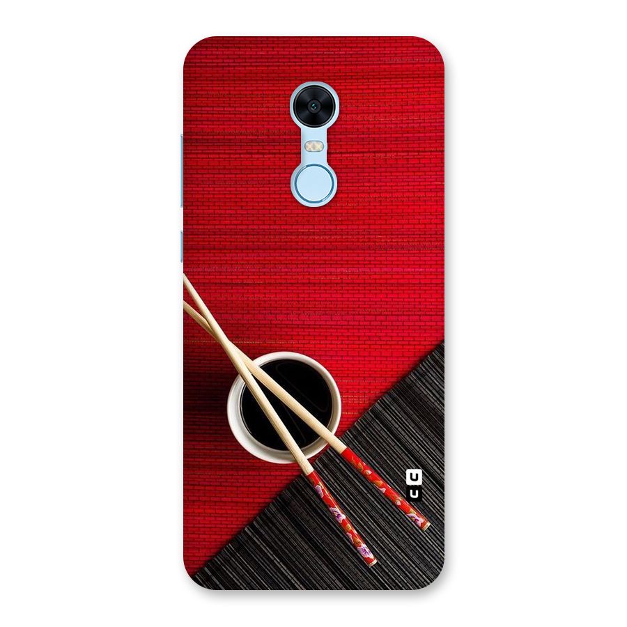 Cup Chopsticks Back Case for Redmi Note 5