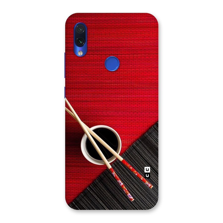Cup Chopsticks Back Case for Redmi Note 7