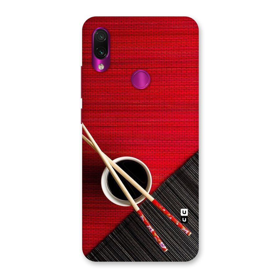 Cup Chopsticks Back Case for Redmi Note 7 Pro