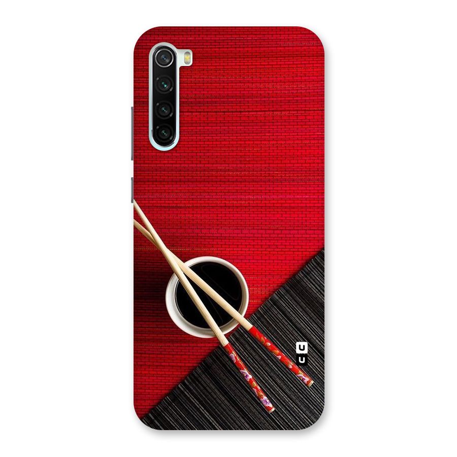 Cup Chopsticks Back Case for Redmi Note 8