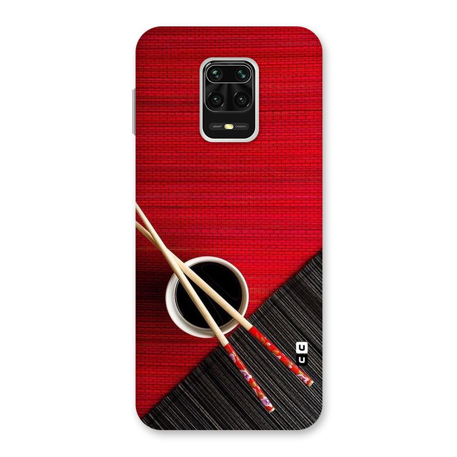 Cup Chopsticks Back Case for Redmi Note 9 Pro
