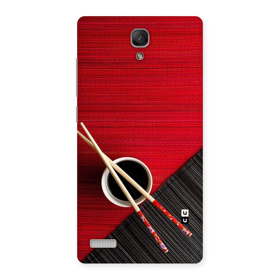 Cup Chopsticks Back Case for Redmi Note Prime