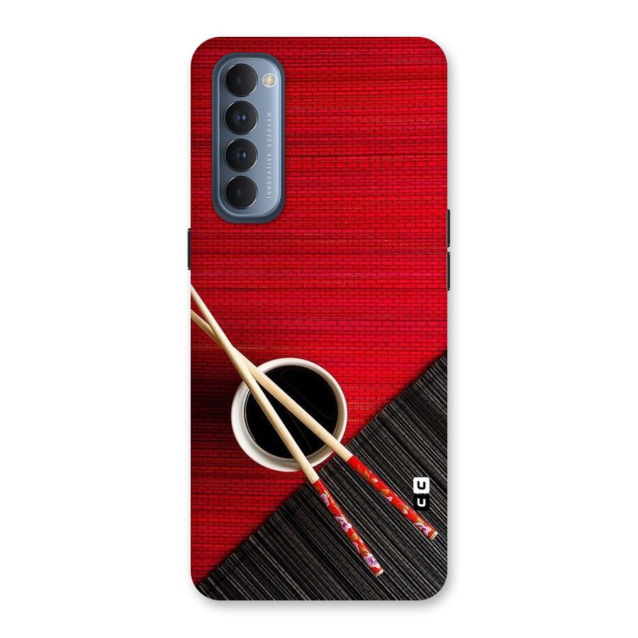 Cup Chopsticks Back Case for Reno4 Pro