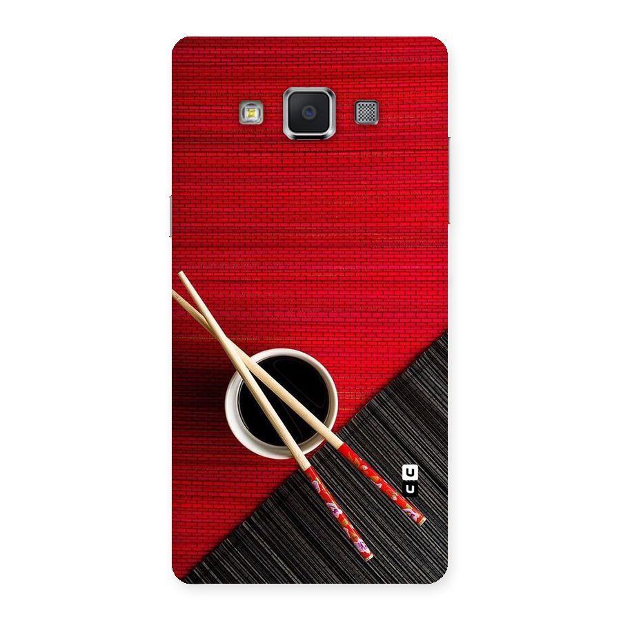 Cup Chopsticks Back Case for Samsung Galaxy A5