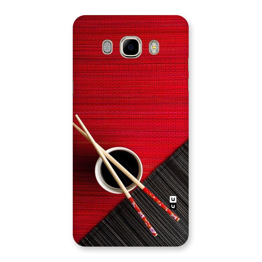 Cup Chopsticks Back Case for Samsung Galaxy J7 2016