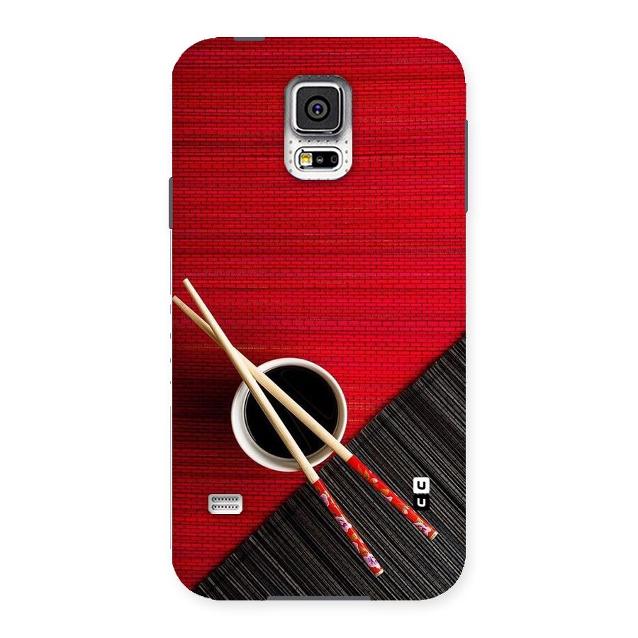 Cup Chopsticks Back Case for Samsung Galaxy S5